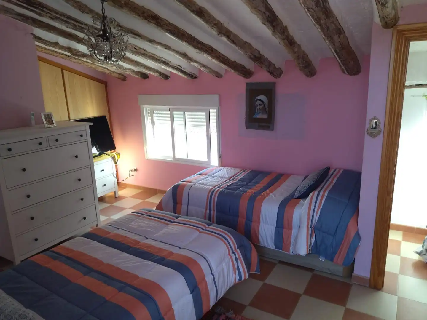 Bedroom of Houses for sale in Castillo de Locubín  with Terrace and Balcony