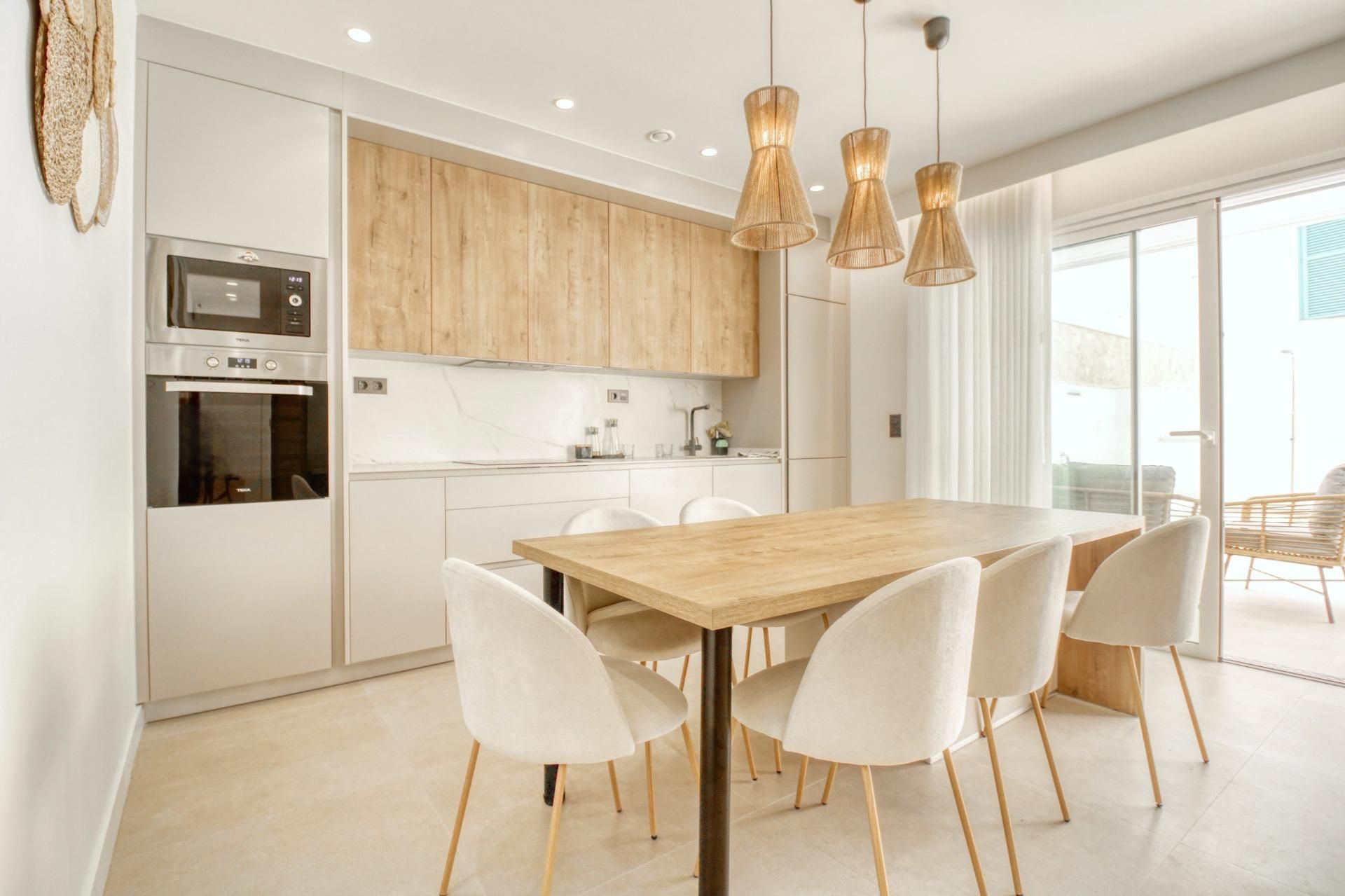 Cocina de Casa o chalet en venta en Pilar de la Horadada con Aire acondicionado, Piscina y Amueblado