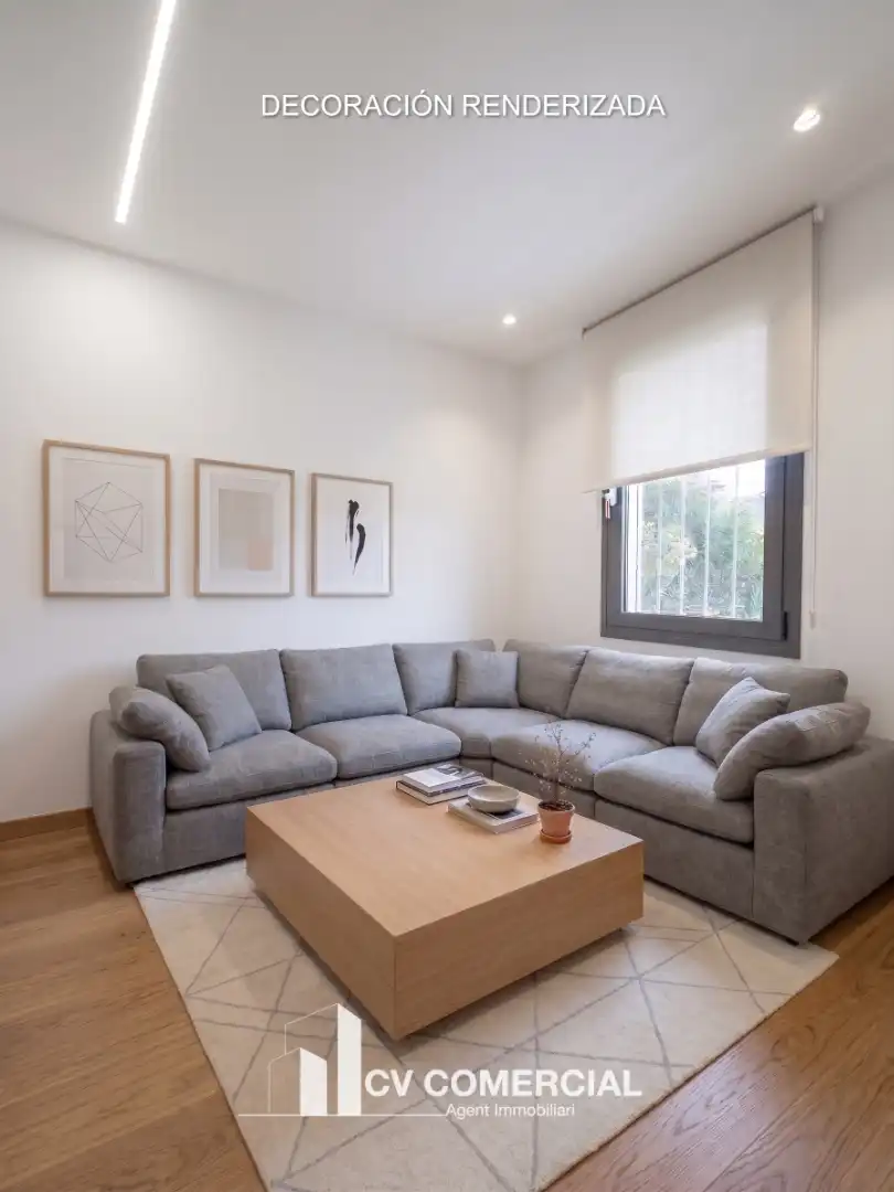 Living room of Flat for sale in Pallejà  with Air Conditioner, Heating and Parquet flooring