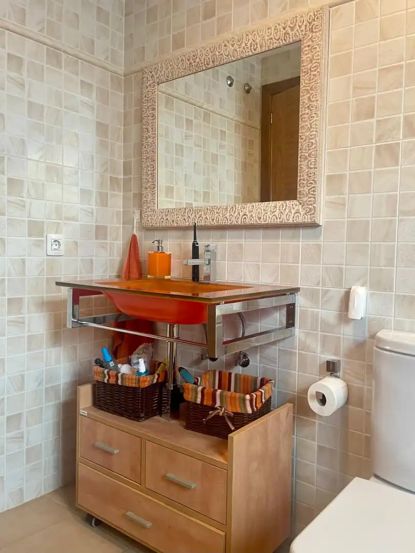 Bathroom of Flat for sale in Peñíscola / Peníscola  with Air Conditioner, Heating and Terrace