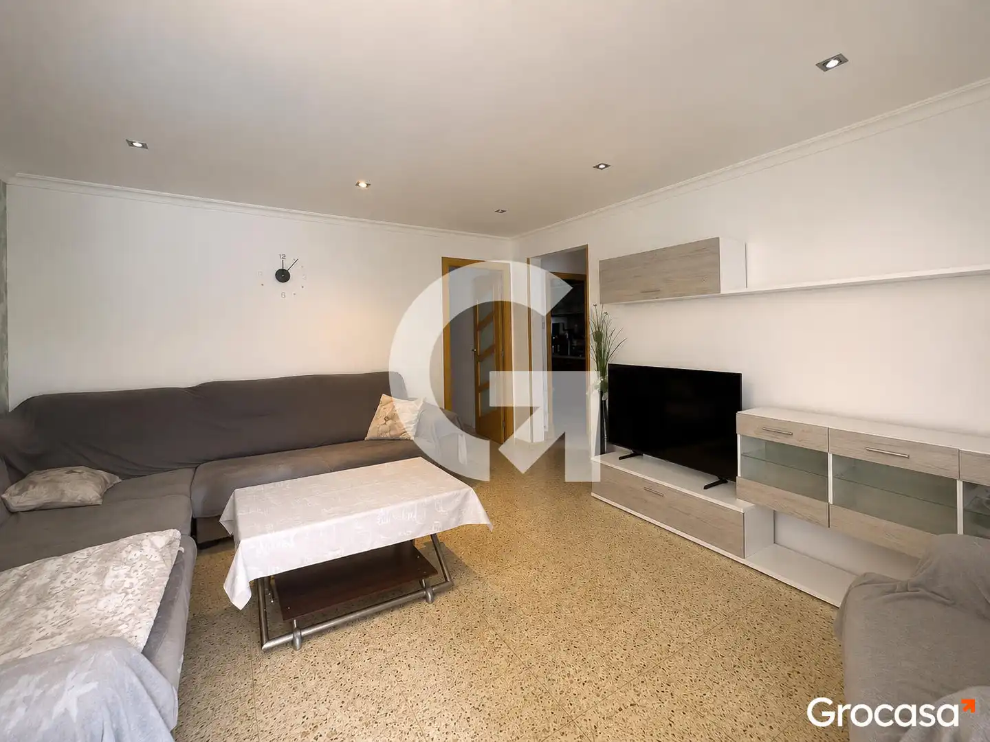 Sala de estar de Piso en venta en Terrassa con Aire acondicionado, Calefacción y Horno