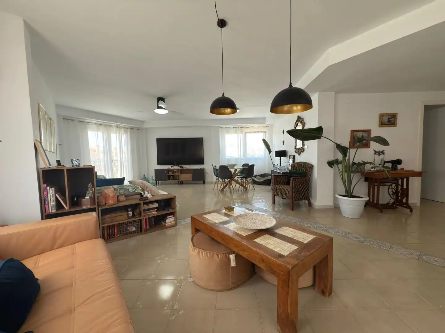 Sala d'estar de Pis en venda en Aspe amb Aire condicionat i Traster