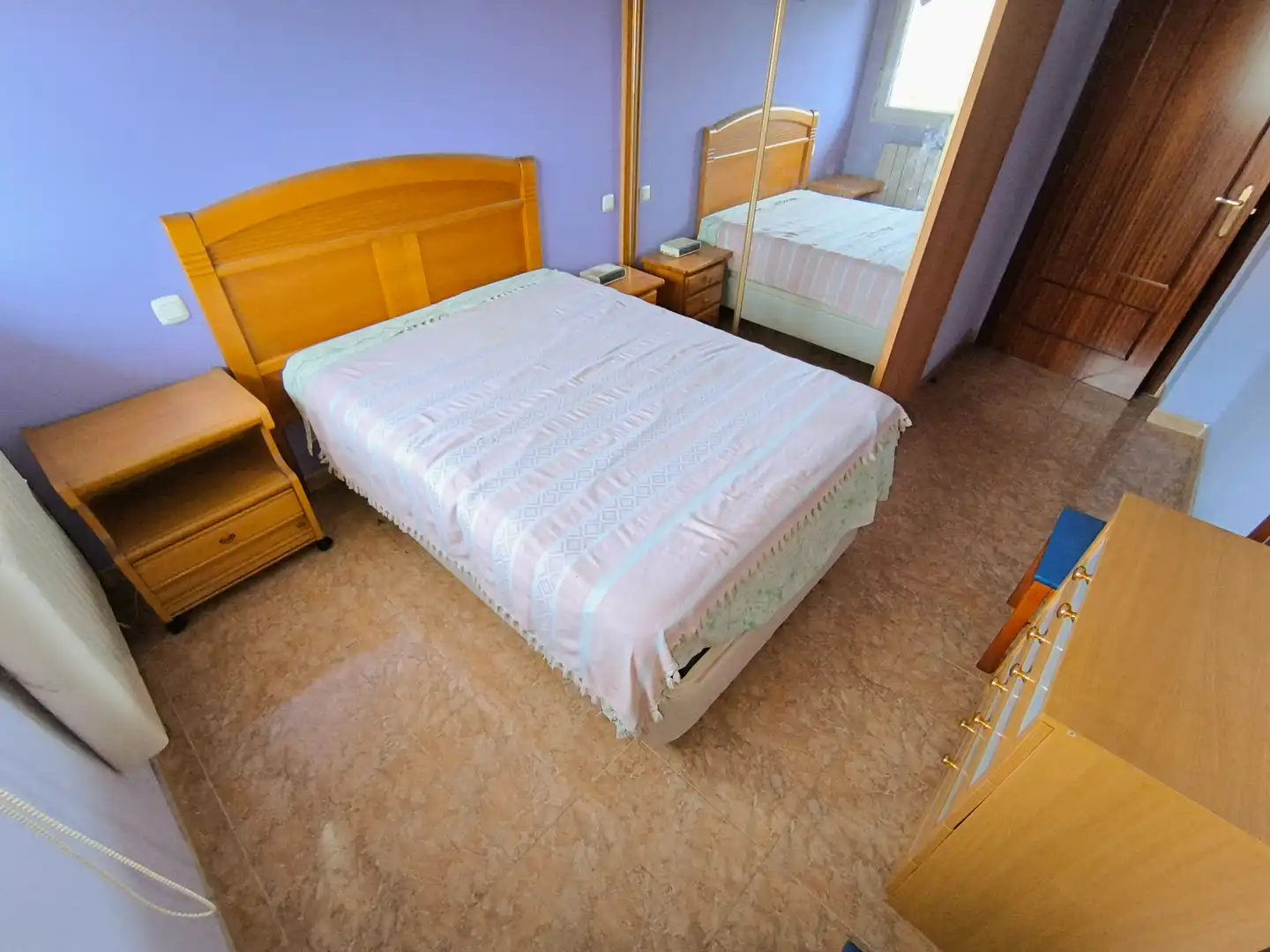 Bedroom of Ground floor for rent in Palencia  with Heating, Parquet flooring and Storage room