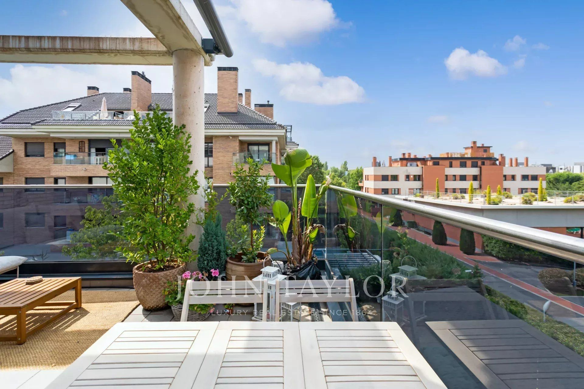 Terrace of Flat for sale in Pozuelo de Alarcón  with Air Conditioner, Heating and Swimming Pool