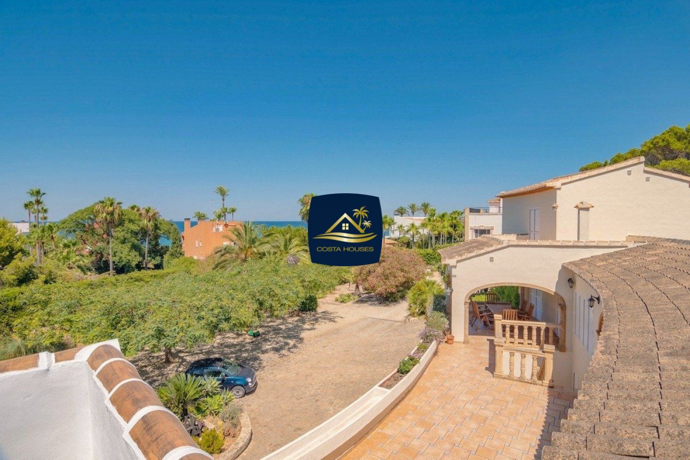 Vista exterior de Casa o xalet en venda en Jávea / Xàbia amb Aire condicionat, Jardí privat i Terrassa