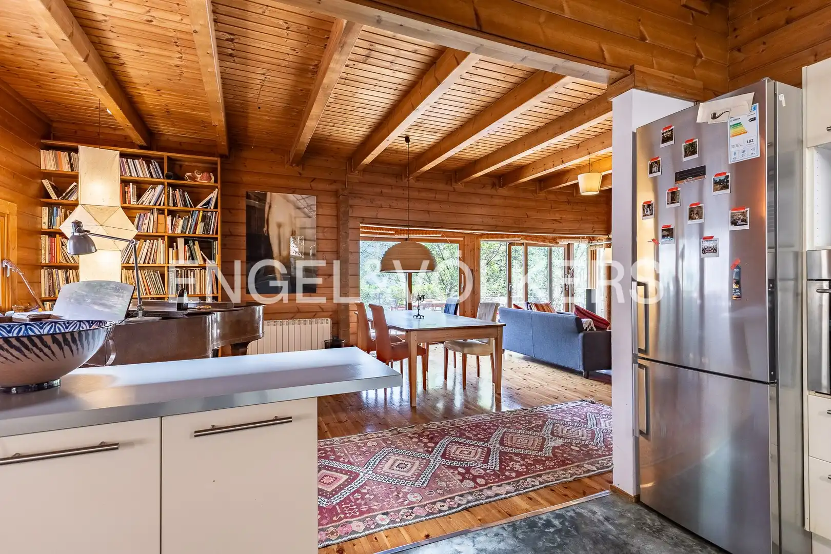 Cocina de Casa o chalet en venta en Barcelona con Calefacción, Jardín privado y Parquet