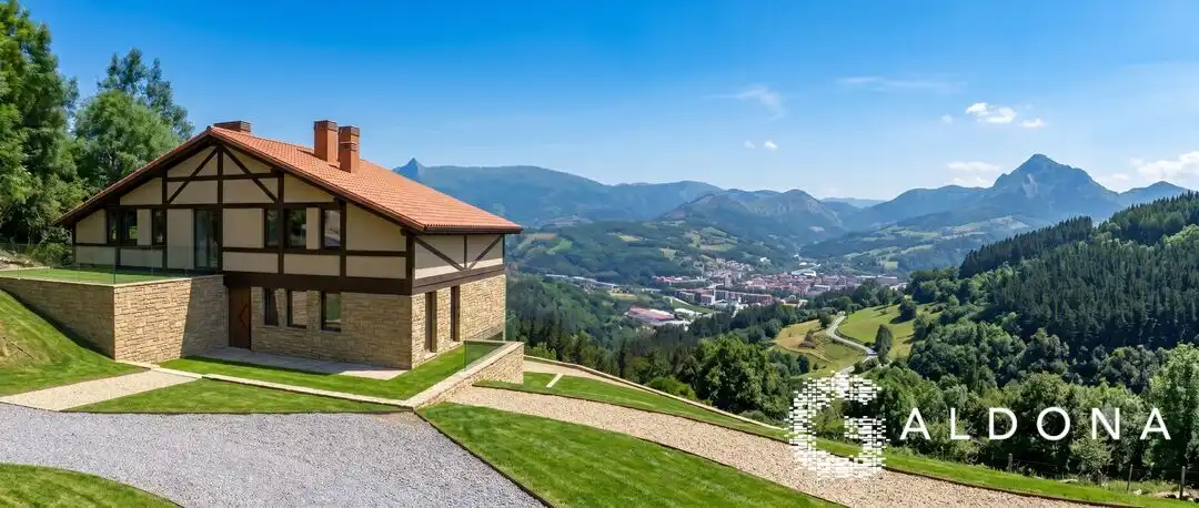 Vista exterior de Finca rústica en venta en Beasain con Jardín privado