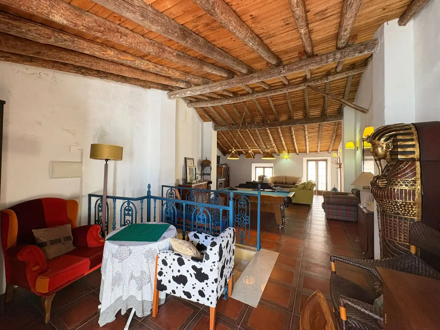 Living room of Houses for sale in Lobón  with Terrace, Storage room and Furnished