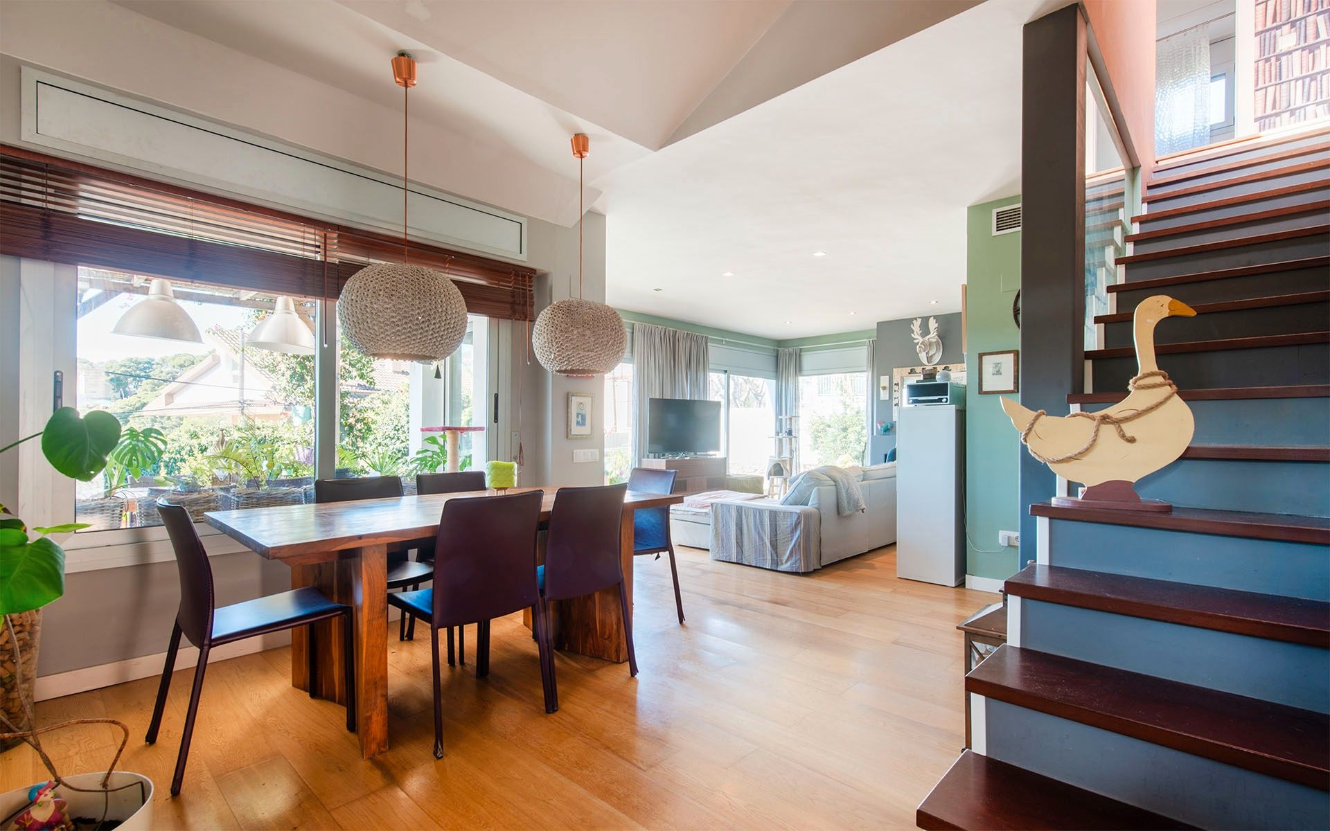 Menjador de Casa o xalet en venda en Castelldefels amb Aire condicionat, Calefacció i Jardí privat