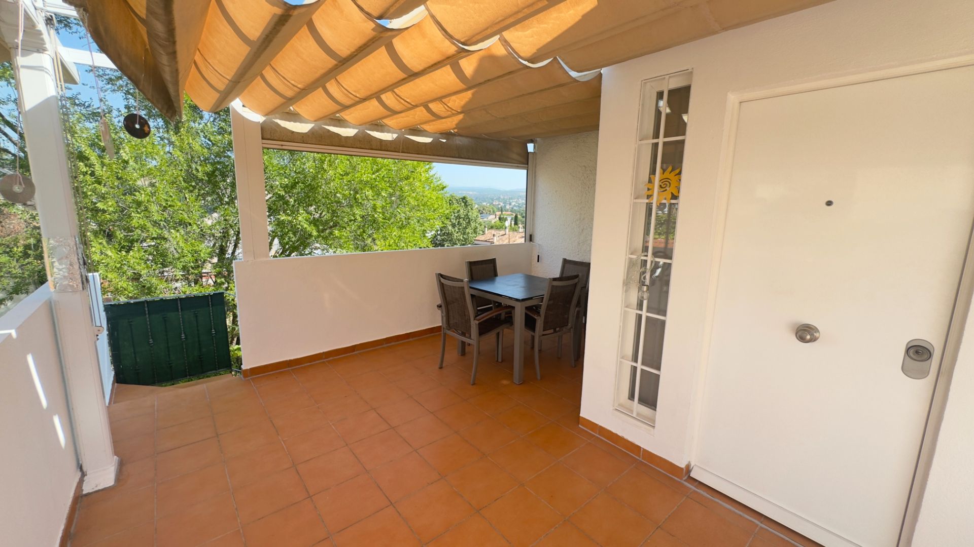 Terrace of Flat to rent in Las Rozas de Madrid  with Air Conditioner, Heating and Private garden