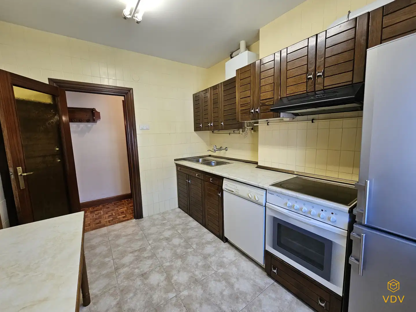 Kitchen of Flat for sale in  Pamplona / Iruña  with Heating, Parquet flooring and Storage room