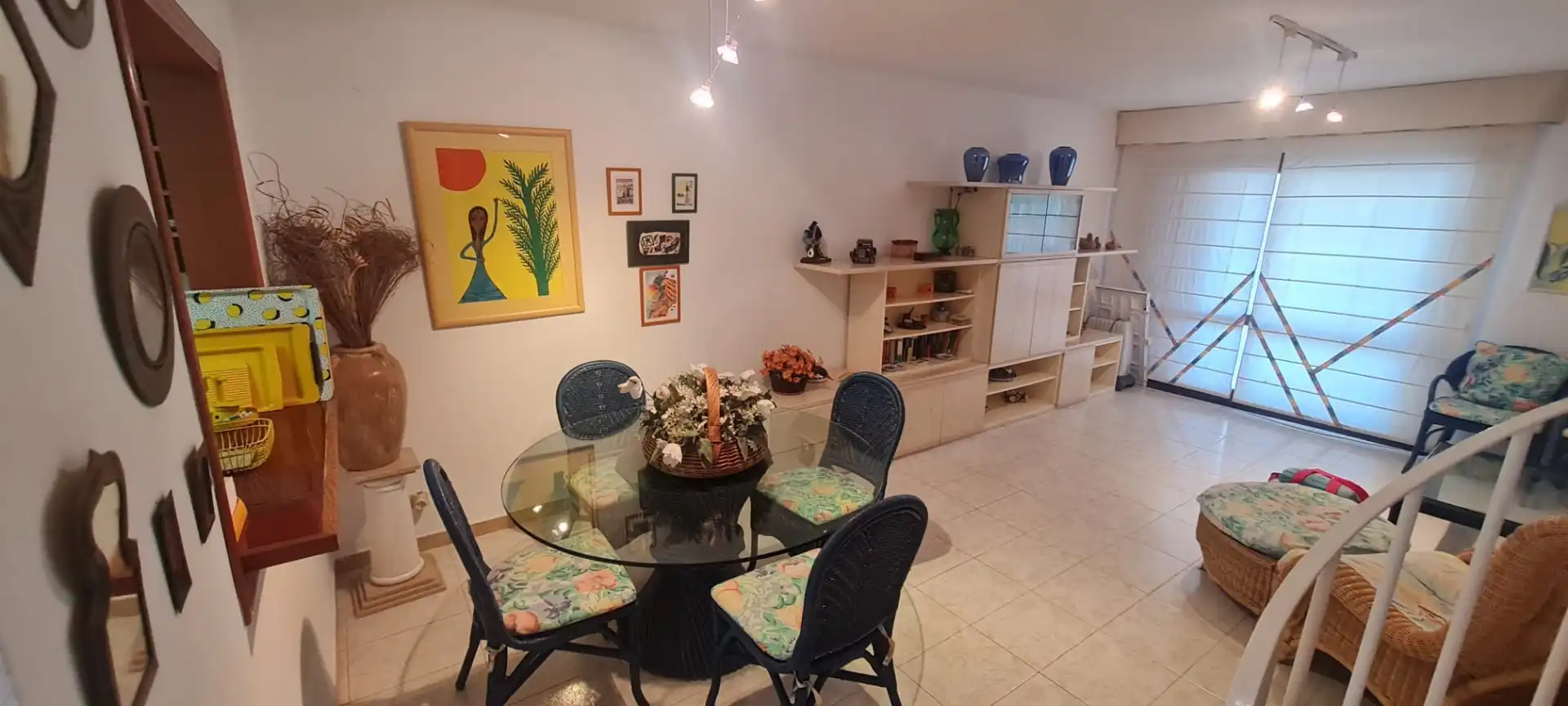Esszimmer von Einfamilien-Reihenhaus zum Verkauf in Alcalà de Xivert mit Klimaanlage, Terrasse und Möbliert