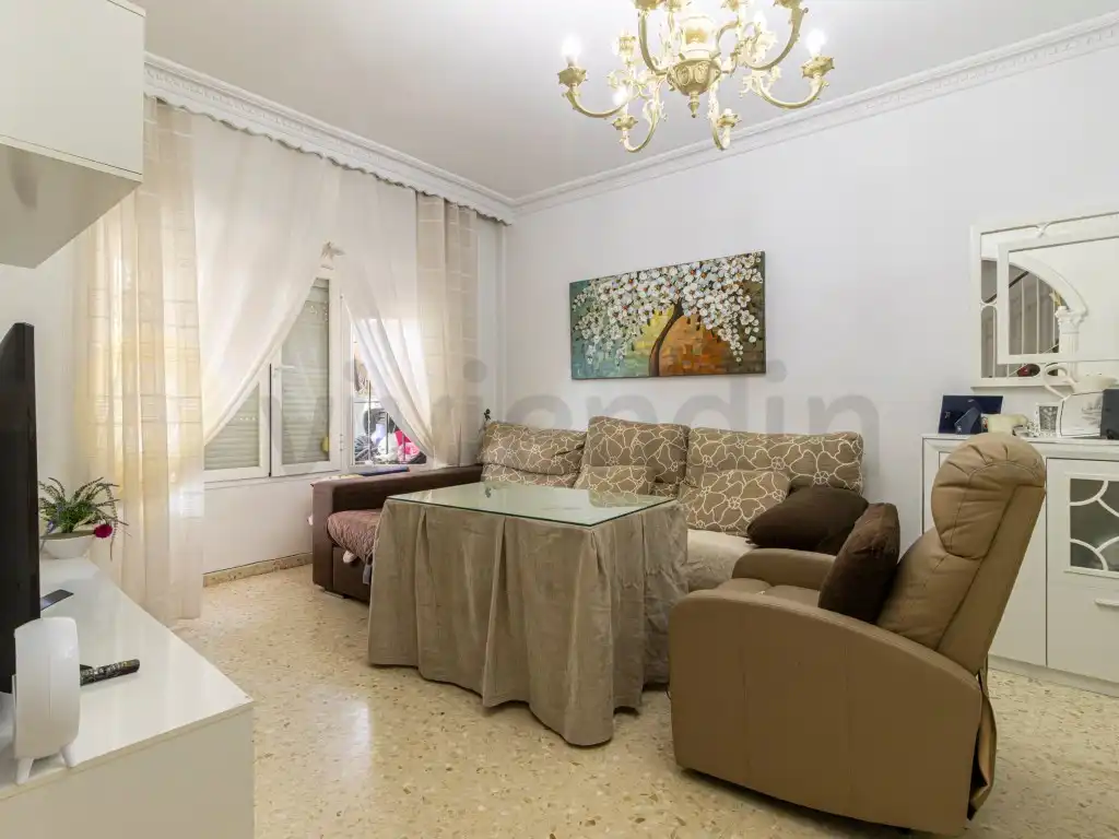 Sala de estar de Casa adosada en venta en Jerez de la Frontera