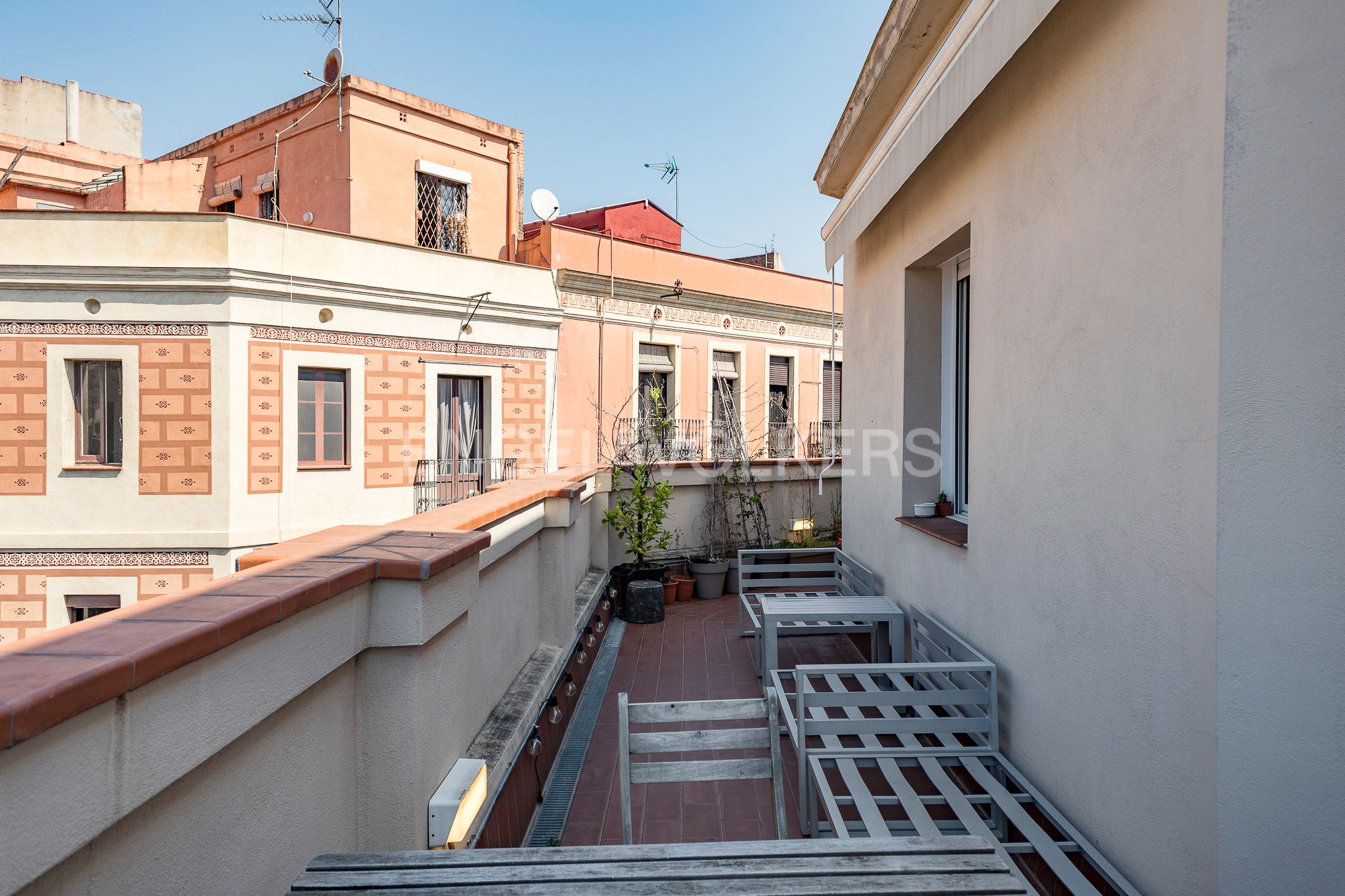 Terrace of Apartment for sale in  Barcelona Capital  with Air Conditioner, Heating and Parquet flooring