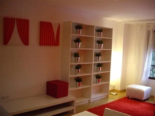 Wohnzimmer von Wohnung zur Miete in Valencia mit Klimaanlage