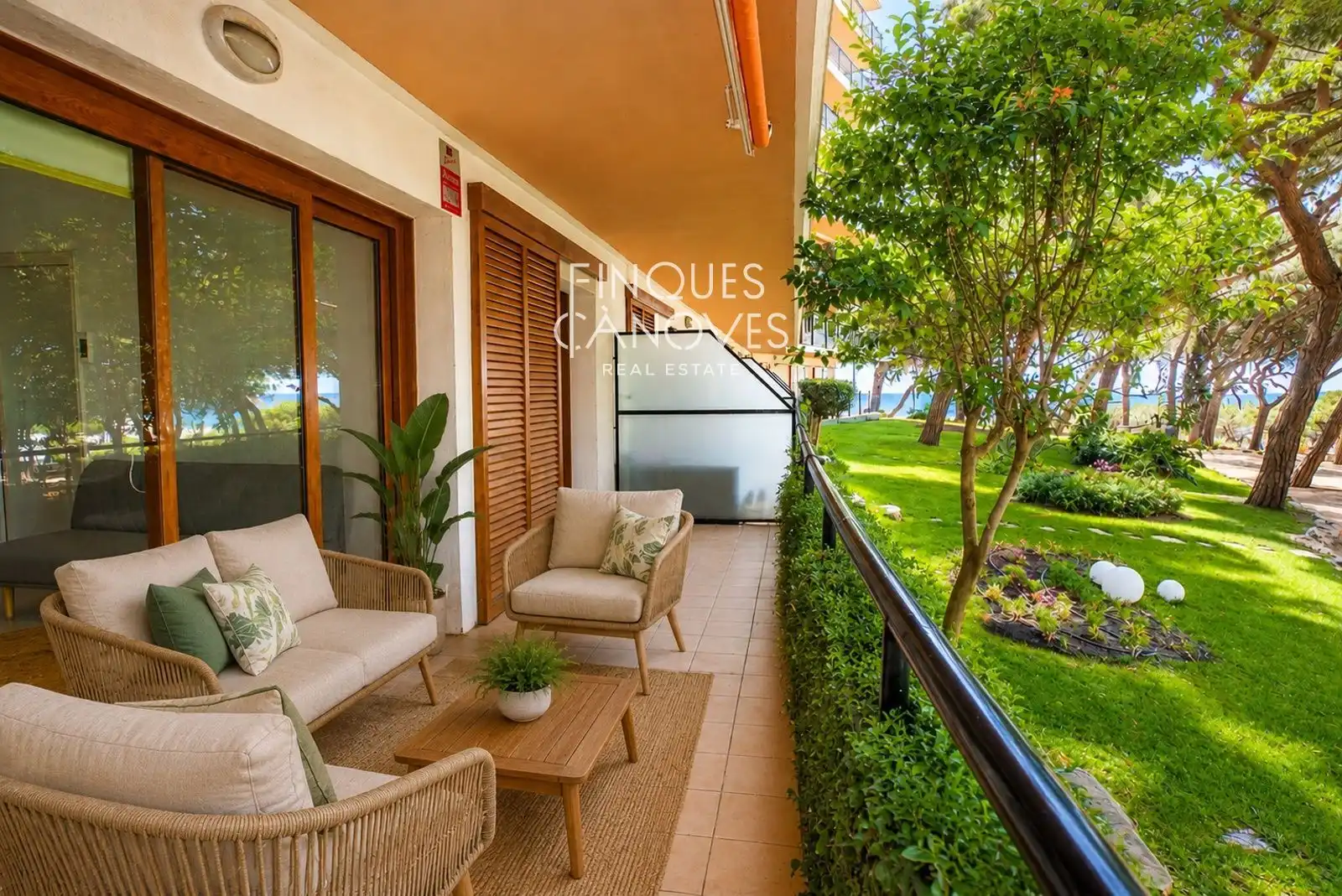 Terraza de Apartamento en venta en Castell d'Aro, Platja d'Aro i s'Agaró con Aire acondicionado, Terraza y Trastero
