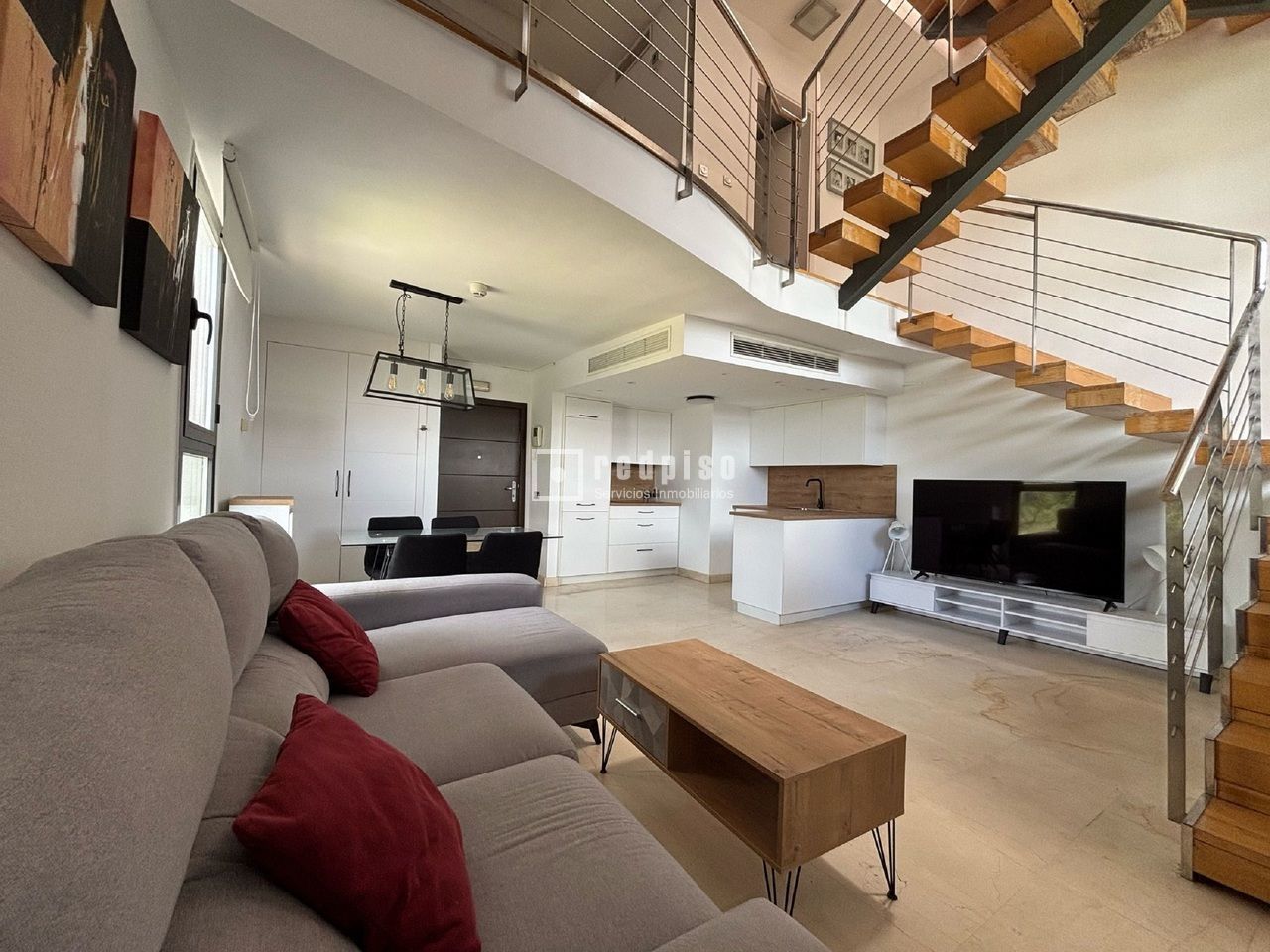 Living room of Duplex for sale in San Sebastián de los Reyes  with Air Conditioner, Heating and Terrace