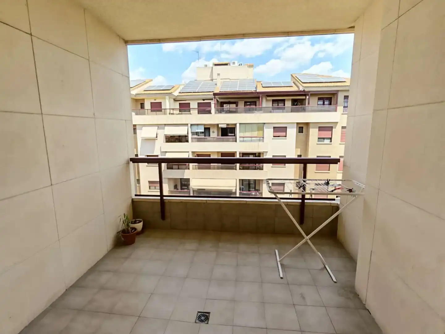 Balcony of Flat for rent in Murcia  with Air Conditioner, Heating and Washing machine