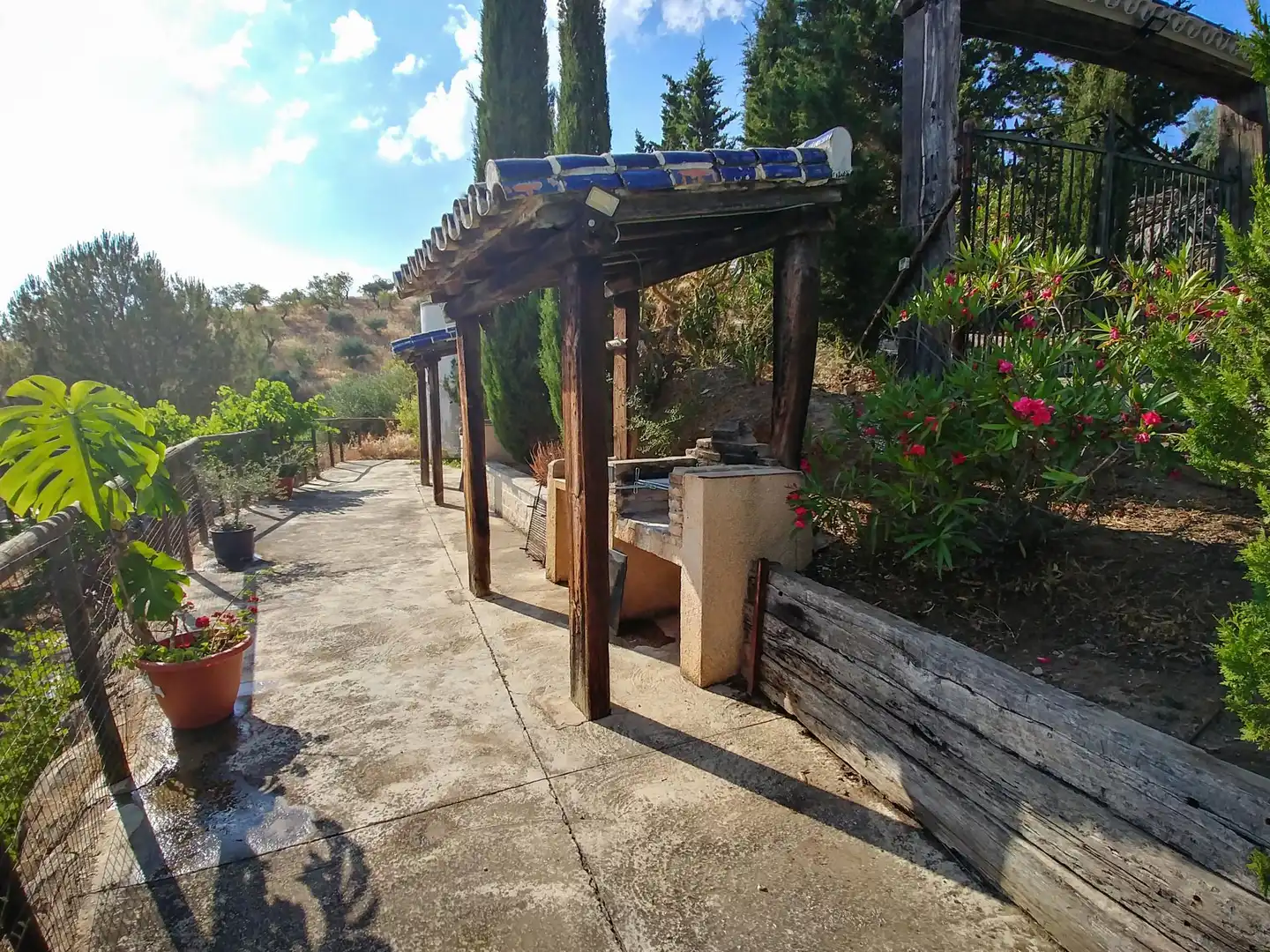 Terraza de Finca rústica en venta en Almogía con Aire acondicionado, Terraza y Piscina