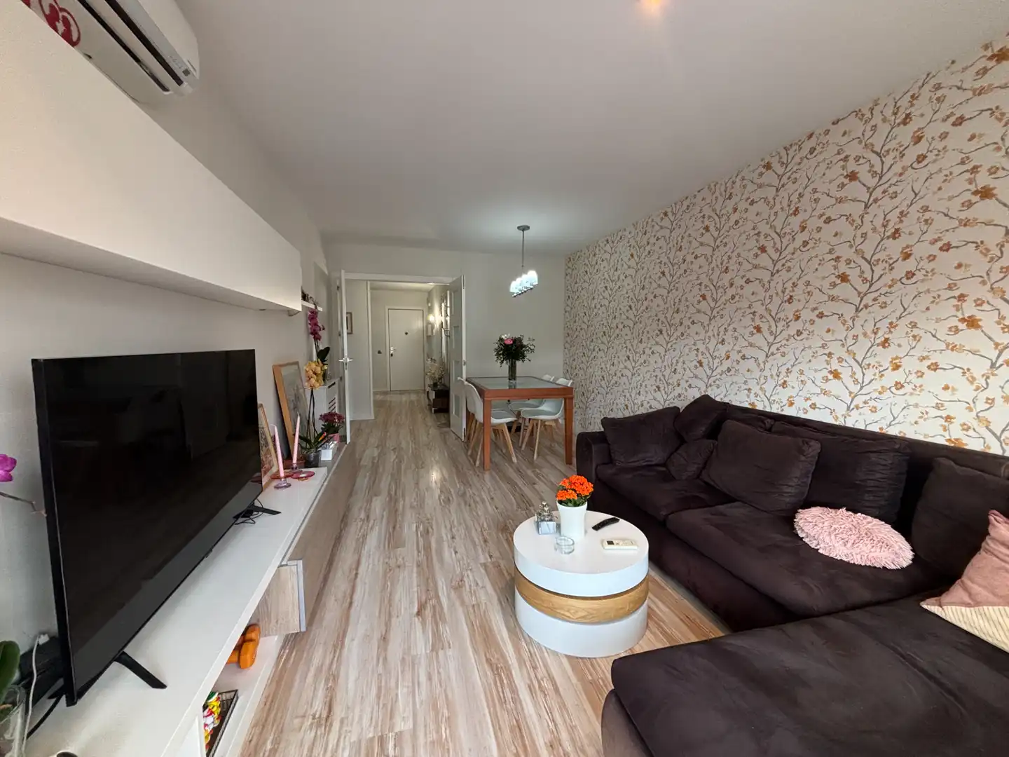 Sala d'estar de Pis en venda en Lleida amb Aire condicionat, Calefacció i Parquet