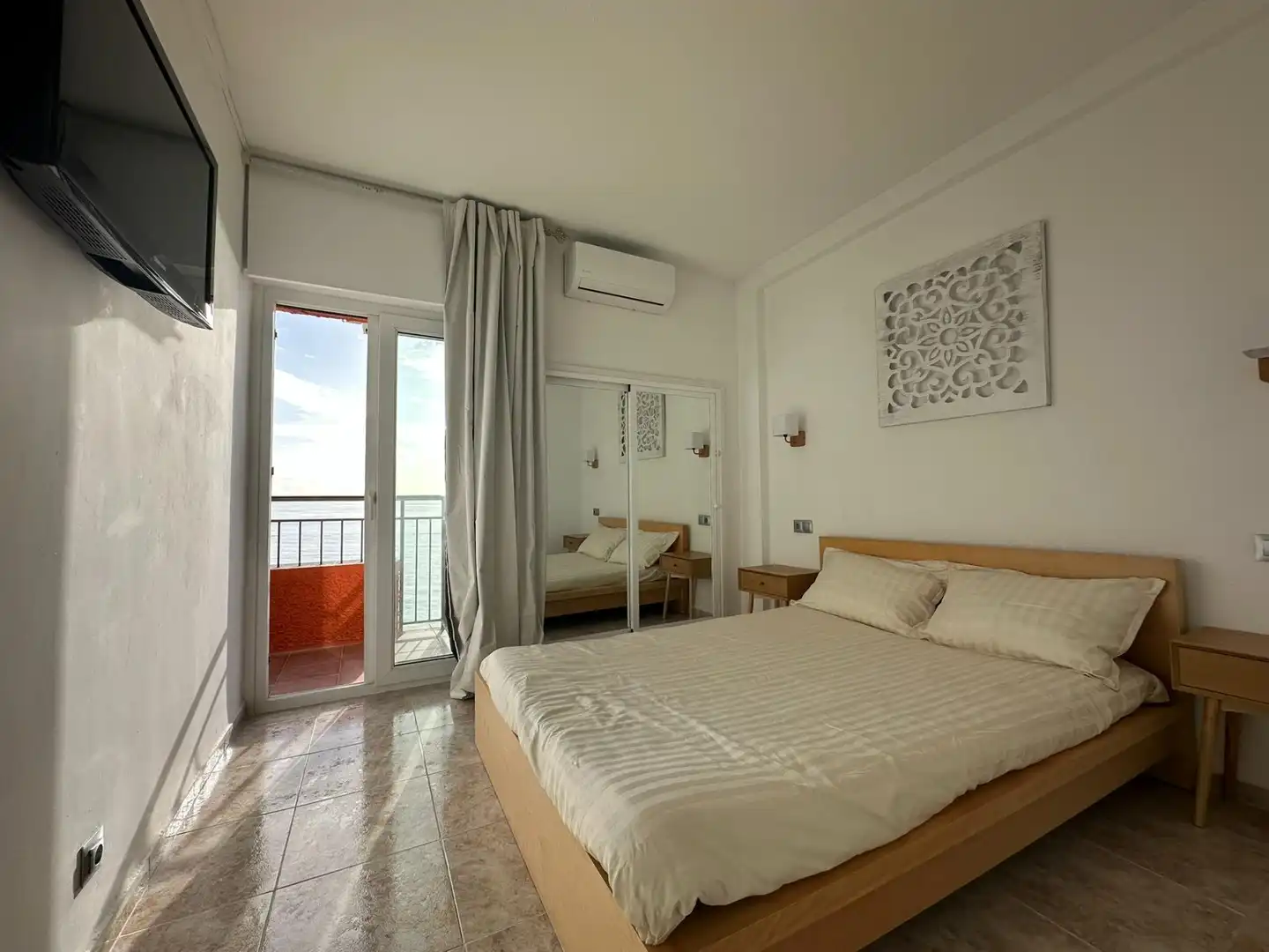 Bedroom of Apartments for rent in Fuengirola  with Air Conditioner, Terrace and Furnished