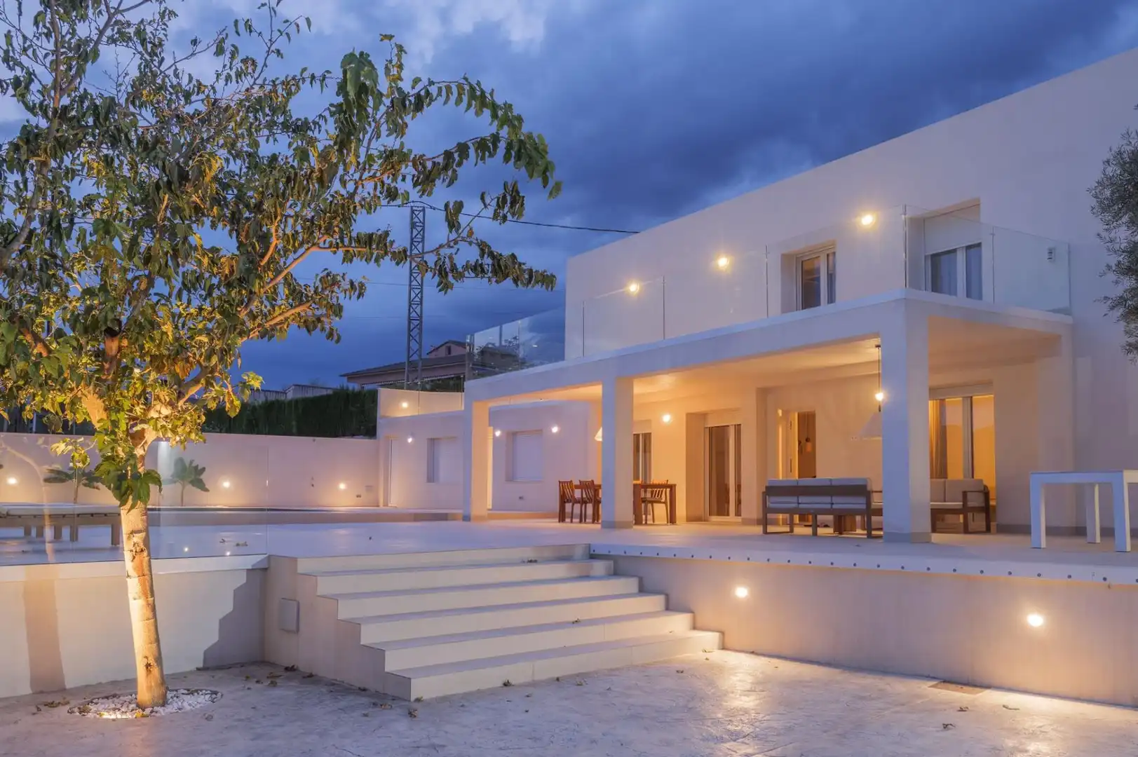 Vista exterior de Casa o xalet en venda en Enguera amb Aire condicionat, Calefacció i Piscina