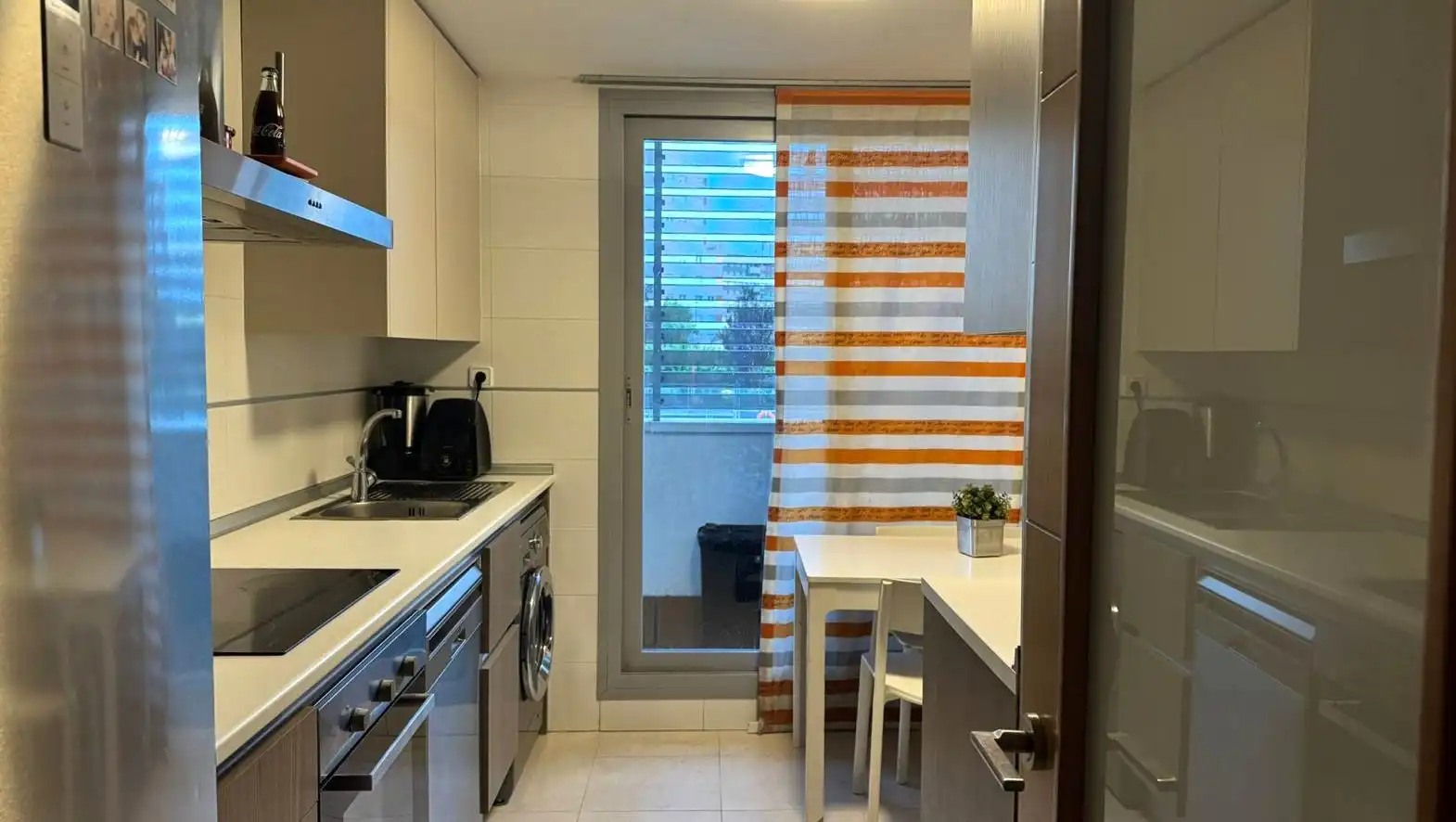 Kitchen of Flat for sale in Tres Cantos  with Heating, Parquet flooring and Terrace