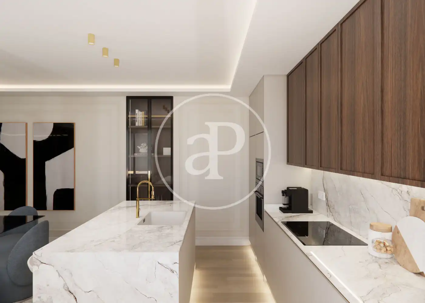 Kitchen of Flat for sale in Madrid  with Air Conditioner, Heating and Furnished