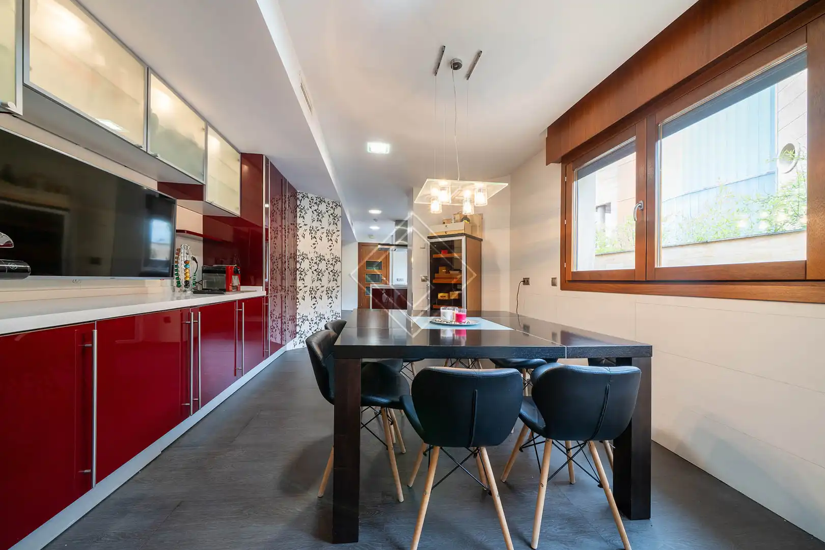 Cocina de Casa o chalet en venta en Madrid con Aire acondicionado, Jardín privado y Terraza