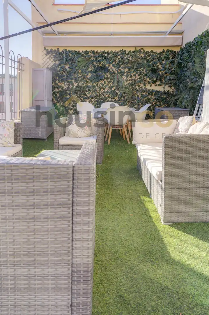 Terrace of Attic for rent in Madrid  with Air Conditioner, Heating and Furnished