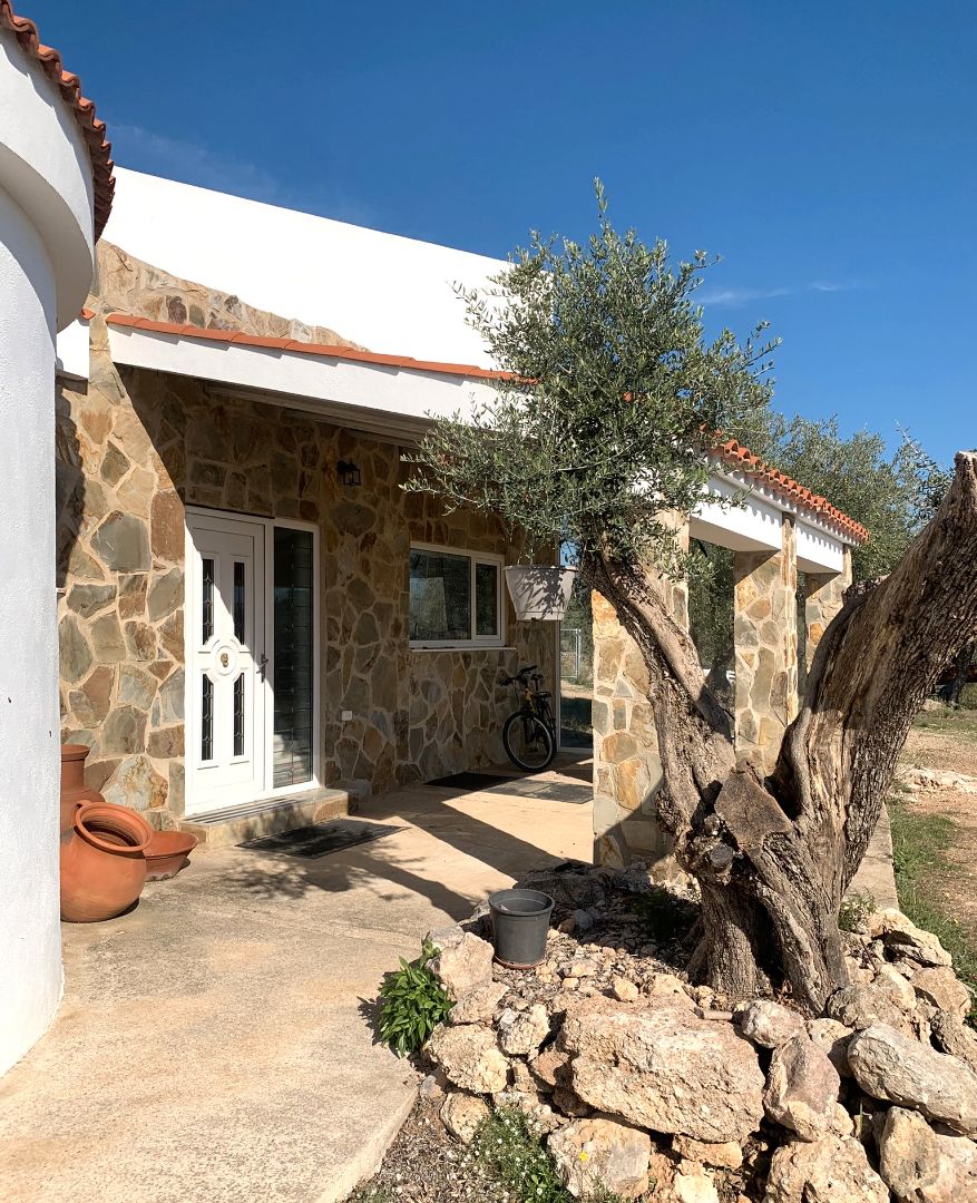 Vista exterior de Finca rústica en venda en Roquetes amb Aire condicionat