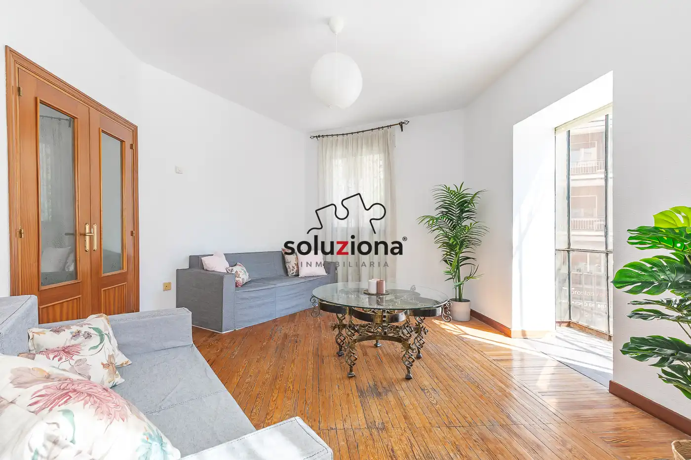 Sala de estar de Piso en venta en Barrio de Salamanca