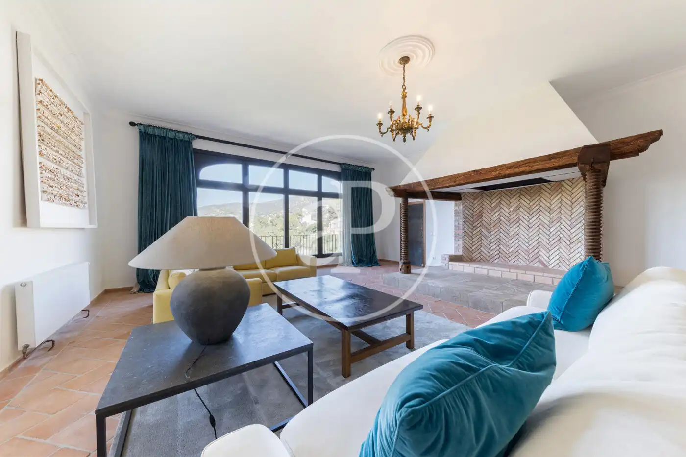 Sala d'estar de Casa o xalet en venda en  Palma de Mallorca amb Aire condicionat, Calefacció i Jardí privat