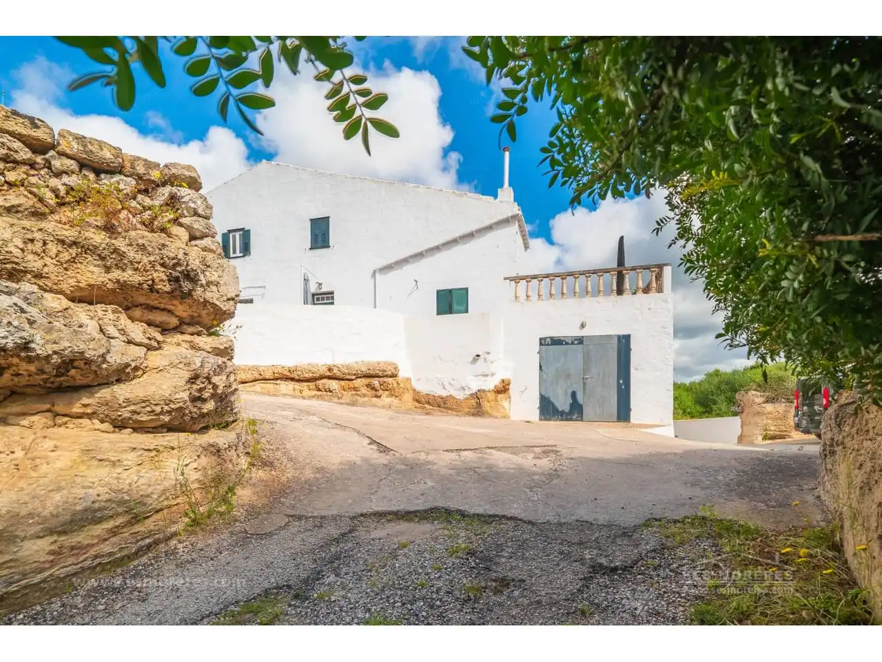Vista exterior de Finca rústica en venda en Maó - Mahón amb Jardí privat