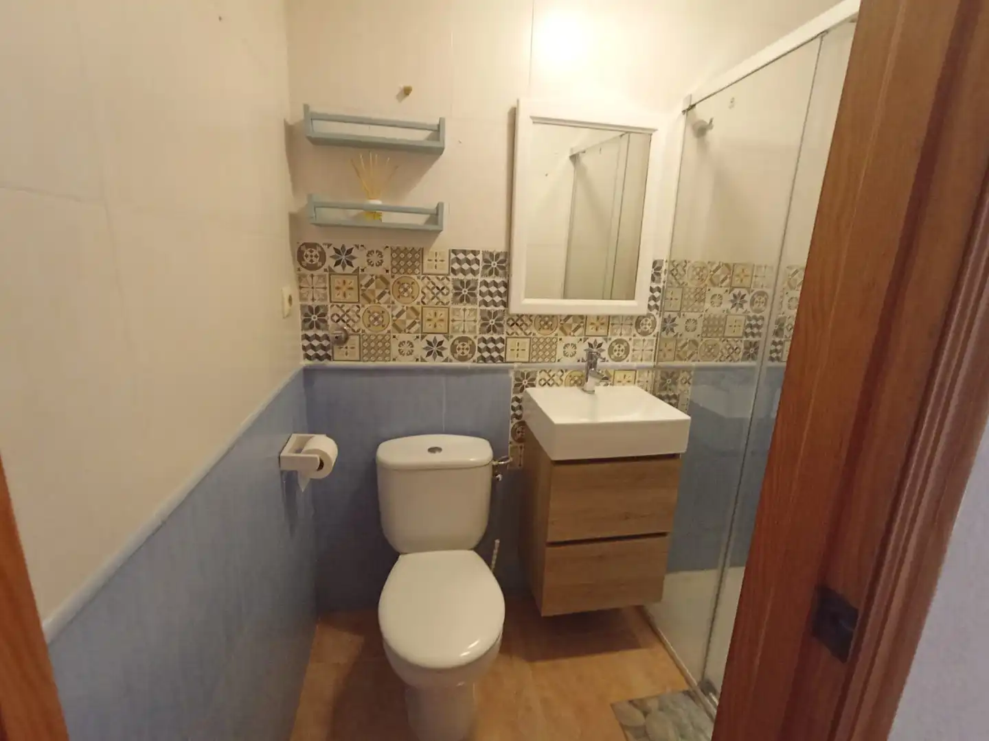 Bany de Casa o xalet de lloguer en Cartagena amb Moblat, Forn i Rentadora