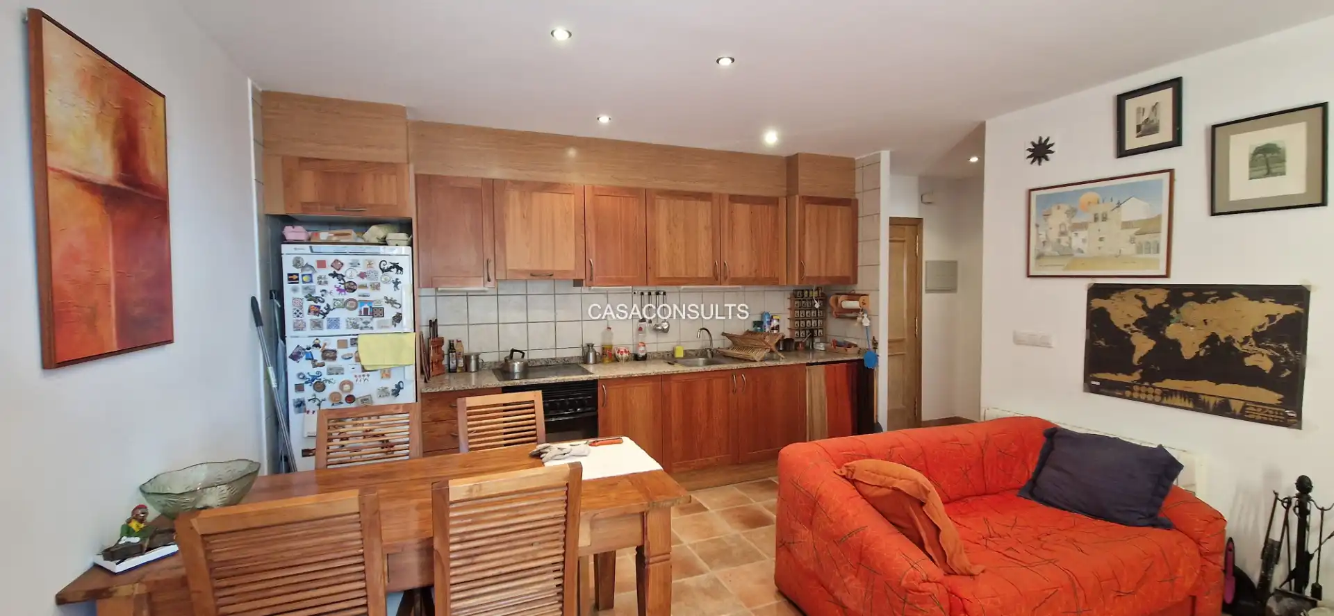 Cuina de Apartament en venda en Vistabella del Maestrazgo amb Calefacció, Jardí privat i Terrassa