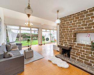 Living room of Single-family semi-detached for sale in A Coruña Capital   with Heating, Private garden and Storage room