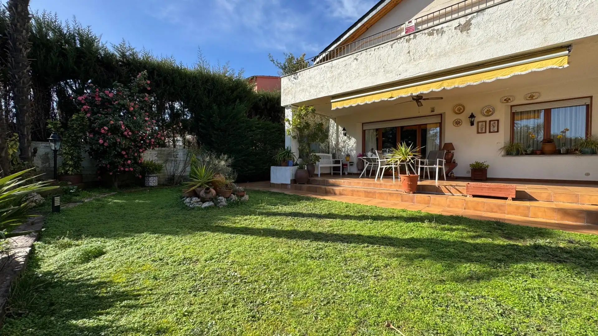 Garden of Houses for sale in Sant Cugat del Vallès  with Heating, Private garden and Parquet flooring