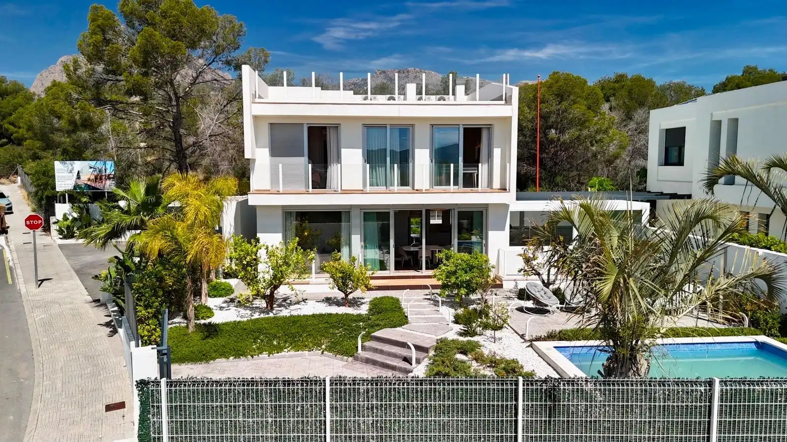 Vista exterior de Casa o chalet en venta en La Nucia con Terraza