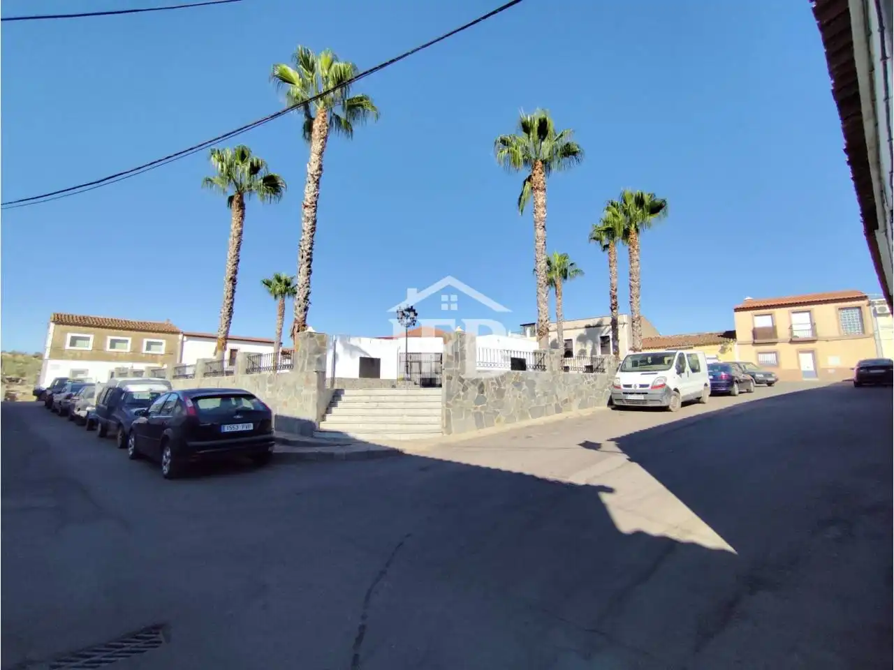 Vista exterior de Casa o xalet en venda en Higuera de Vargas amb Terrassa