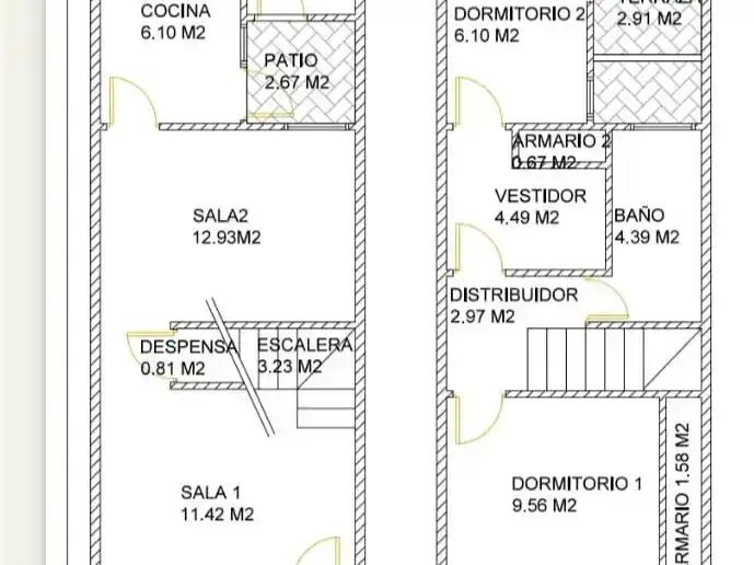 Casa adosada en venda en Prado del Rey amb Aire condicionat