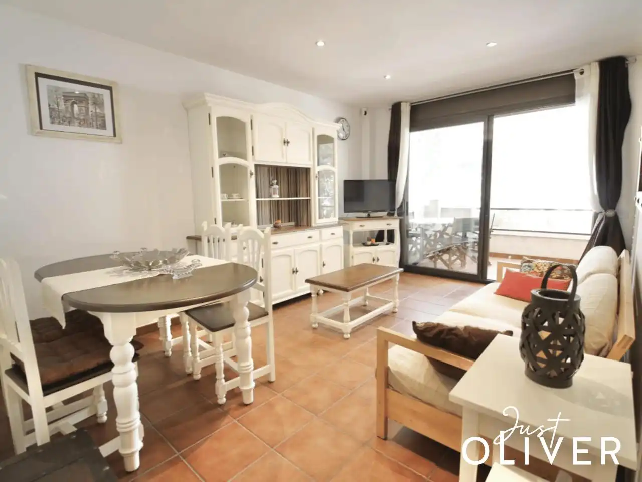 Sala de estar de Apartamento en venta en Salou con Terraza, Trastero y Amueblado