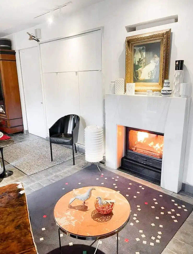 Living room of Flat for sale in Avilés  with Heating and Balcony