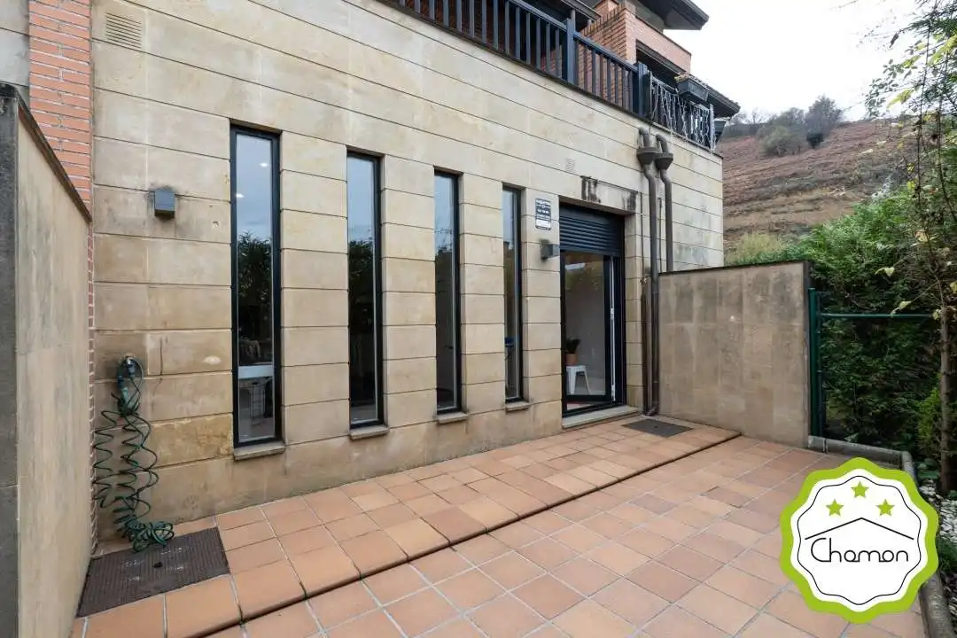 Terraza de Casa adosada en venta en Bilbao  con Calefacción, Jardín privado y Terraza