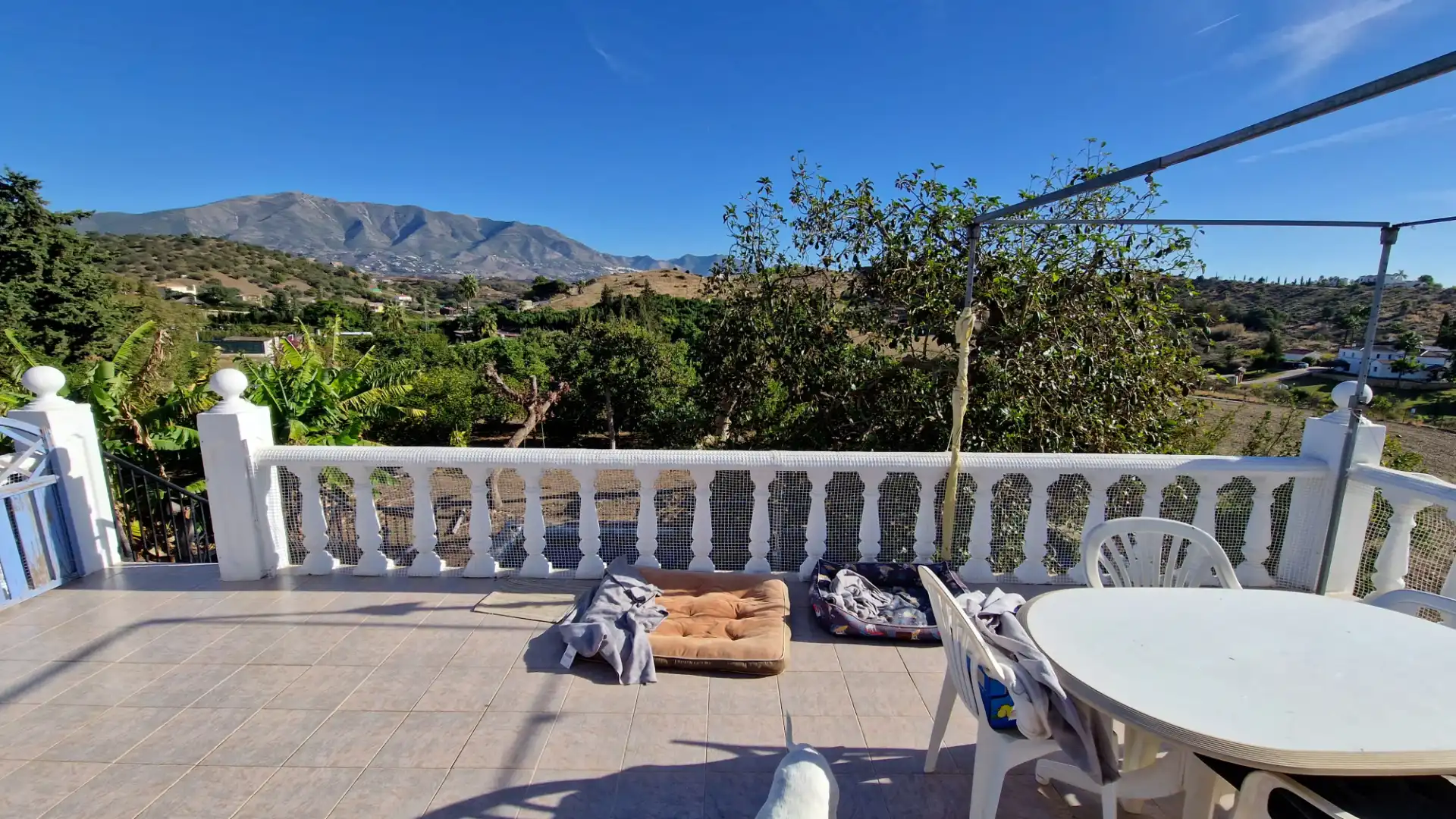 Terrassa de Finca rústica en venda en Mijas amb Aire condicionat, Calefacció i Jardí privat