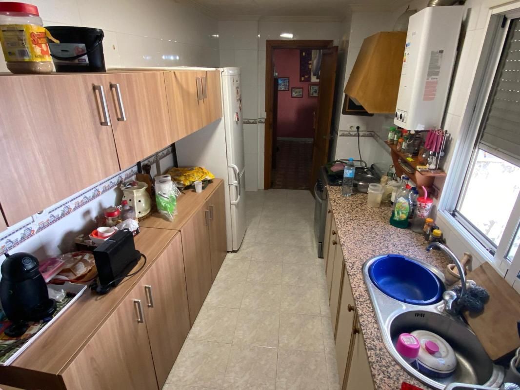 Küche von Erdgeschoss zum Verkauf in Xàtiva mit Heizung, Terrasse und Abstellraum