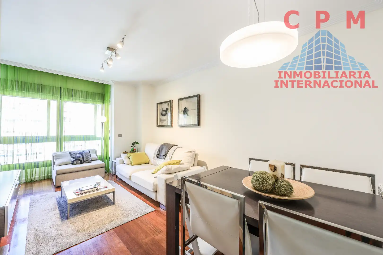 Wohnzimmer von Wohnung zur Miete in Madrid mit Klimaanlage, Heizung und Parkett