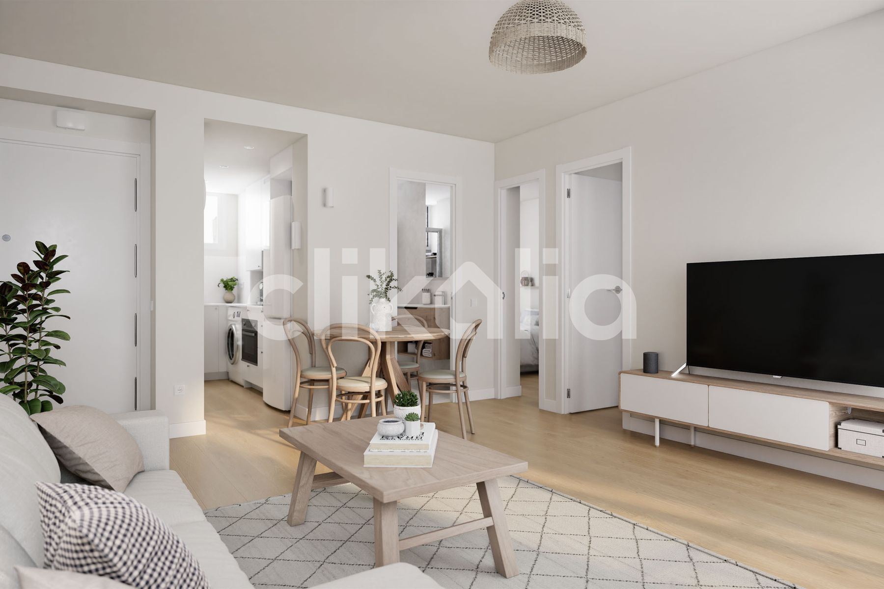 Living room of Flat for sale in  Madrid Capital  with Air Conditioner, Heating and Terrace