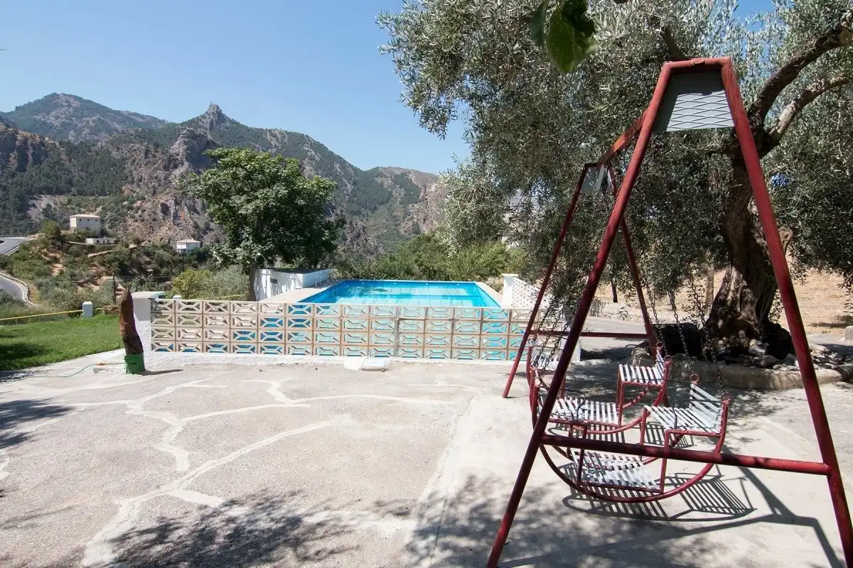 Piscina de Finca rústica en venta en Güéjar Sierra con Jardín privado, Terraza y Piscina