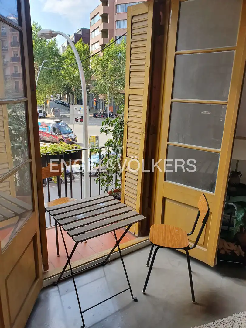 Balcony of Flat for sale in Barcelona  with Air Conditioner, Heating and Balcony